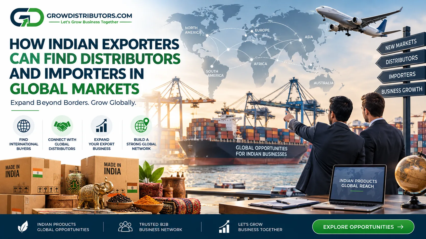 How Indian Exporters Can Find Distributors and Importers in Global Markets