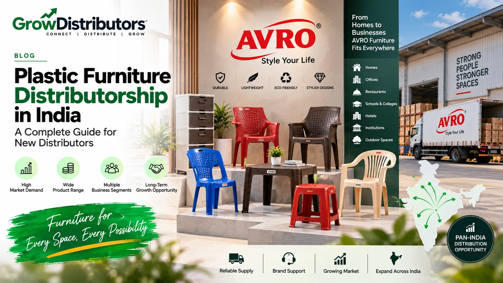 Plastic Furniture Distributorship in India: A Complete Guide for New Distributors