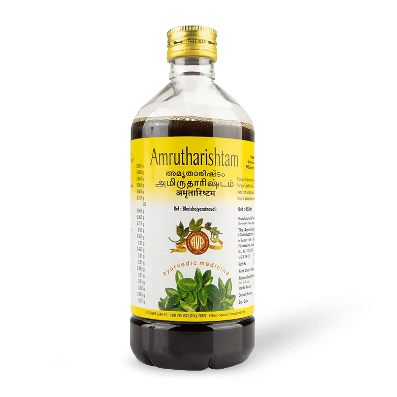 Amrutharishtam 450 ML | for Fever | Relieves Body Pain