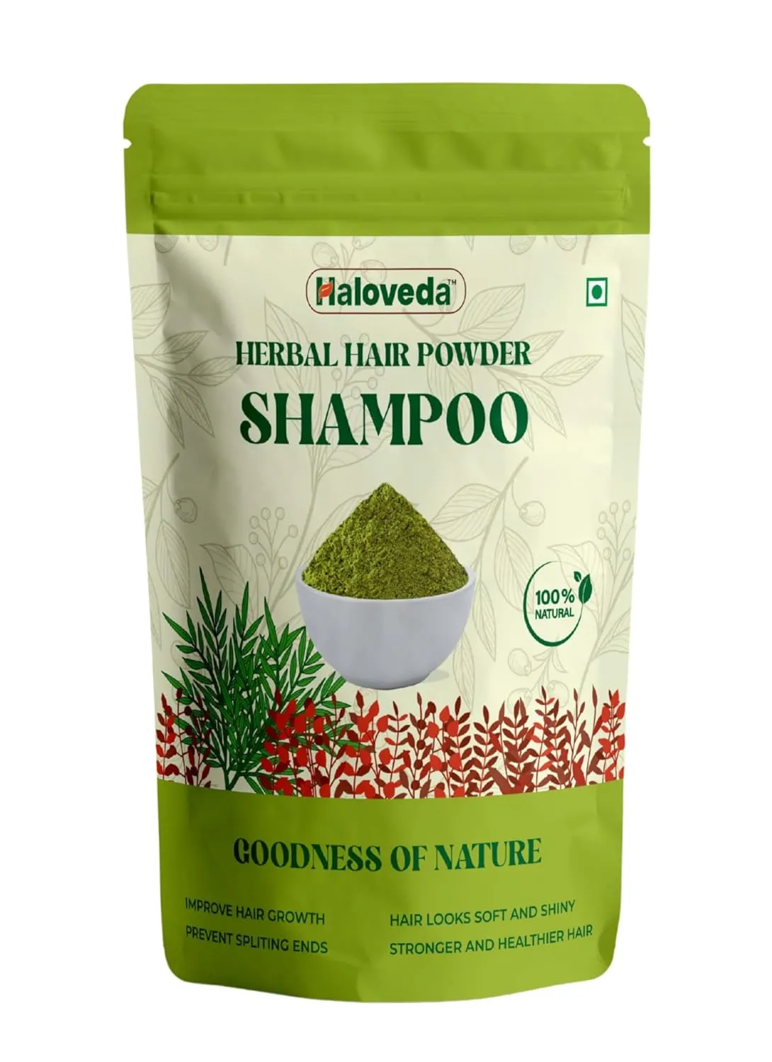 Haloveda Herbal Hair Powder Shampoo