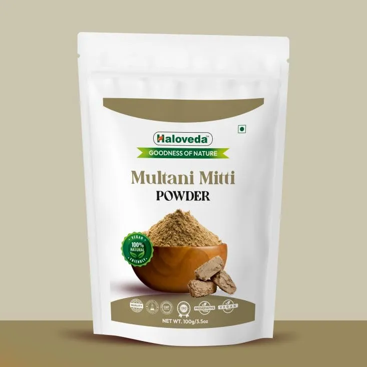 Haloveda Pure Multani Mitti Powder (Fuller's Earth)