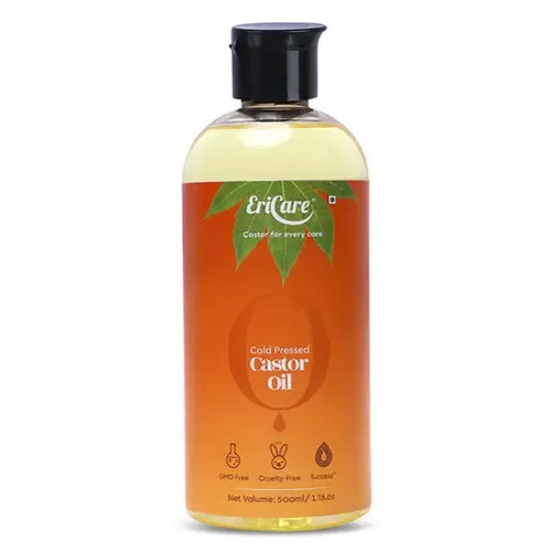 500ML EriCare Cold-Pressed Castor Oil